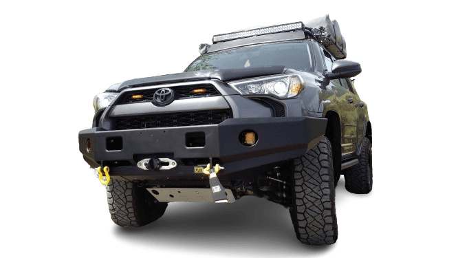 TJM 4x4 Frontier Series Heavy Duty Winch Front Bumper for 2014-2017 4Runner - Recon Recovery - Recon Recovery
