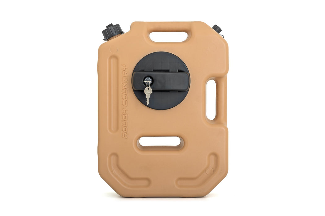Rough Country Flat Fluid Containers with Lockable Mount - Recon Recovery