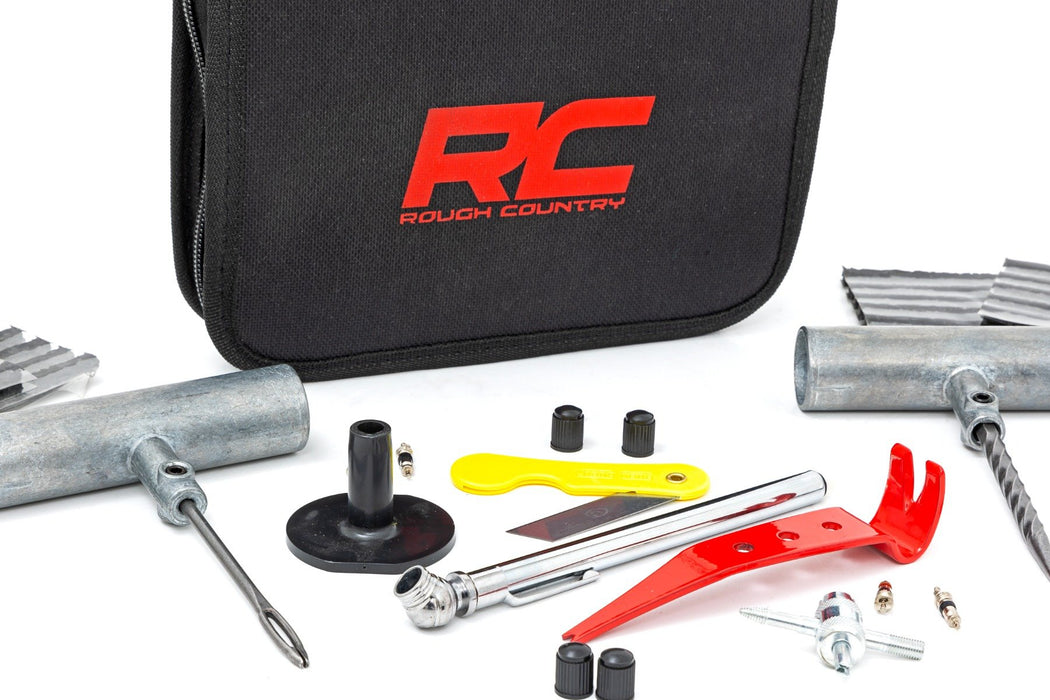 Rough Country 99060 Emergency Tire Repair Kit with Carrying Case - 39 Piece