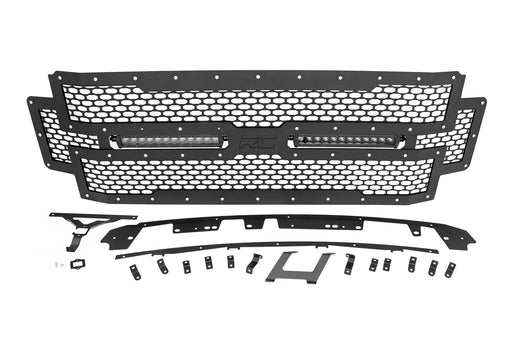 Rough Country Dual 12 inch LED Mesh Grille Kit for 2017-2019 Ford F-250 & F-350 - Recon Recovery