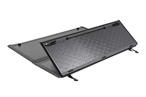 Rough Country 47221550 Low Profile Tri Fold Aluminum Tonneau Cover for 2022-2024 Ford Lightning (5'7") - Recon Recovery
