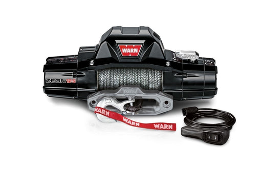 Warn 95950 ZENON 12-S Electric Winch - 12,000 lbs. Pull Rating, 80 ft. Synthetic Line - Recon Recovery