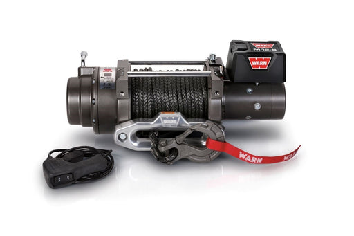 Warn 97720 M12-S Electric Winch - 12,000 lbs. Pull Rating, 100 ft. Synthetic Line - Recon Recovery