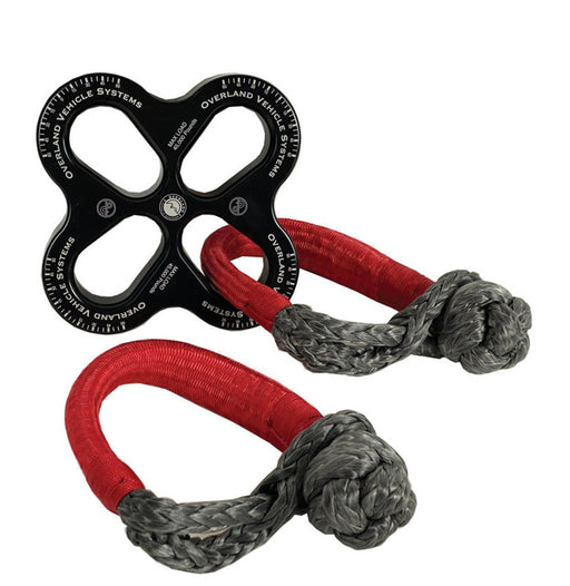 Overland Vehicle Systems RDL Recovery Distribution Link & 5/8" Soft Shackles - Recon Recovery - Recon Recovery