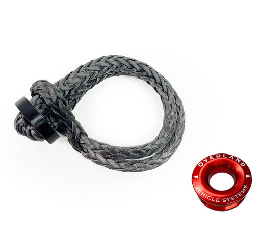 Overland Vehicle Systems Combo Pack 7/16" Soft Shackle & 2.5" Recovery Ring - Recon Recovery - Recon Recovery