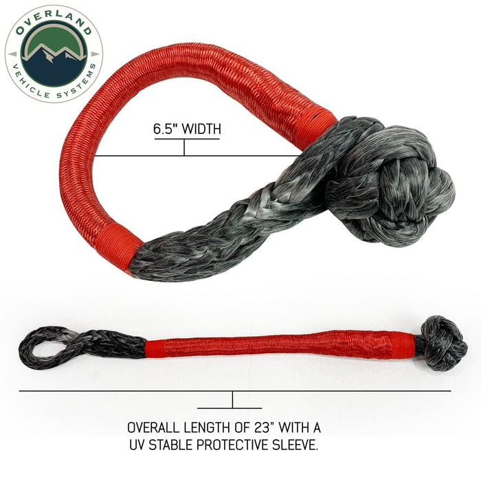 Overland Vehicle Systems 19149903 Rope Shackle - 5/8 in. Thickness, Sold Individually - Recon Recovery