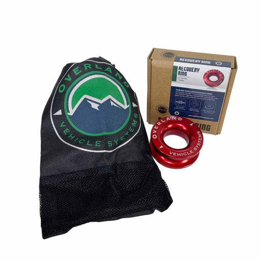 Overland Vehicle Systems 2.5" Recovery Ring with Storage Bag 10,000 lbs. - Recon Recovery - Recon Recovery