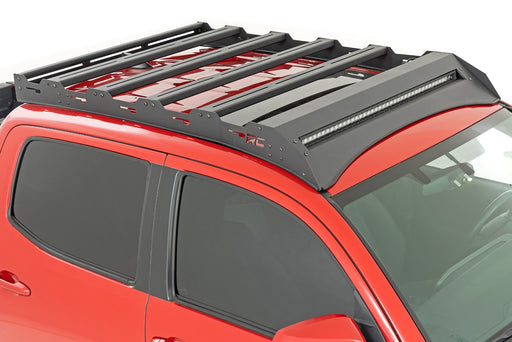 Rough Country Low Profile LED Roof Rack for 2005-2024 Toyota Tacoma 2WD / 4WD - Recon Recovery
