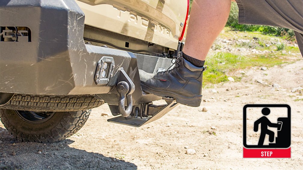Body Armor 4x4 5136 Backbone 2" Receiver Hitch Skid Plate - Recon Recovery