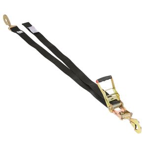 Bulldog Winch 20325 Ratcheting Tie Down Strap 2 Inch x 8 Foot 10K LB Breaking Strength - Recon Recovery