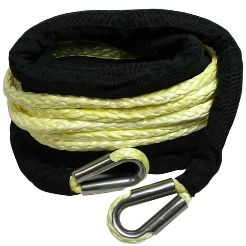 Bulldog Winch 20390 50 Foot 10MM Synthetic Rope Extension 20K Breaking Strength - Recon Recovery