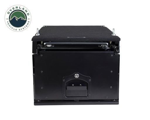 Overland Vehicle Systems 21010201 Trail Storage Hard Box - Black, Stainless Steel - Recon Recovery