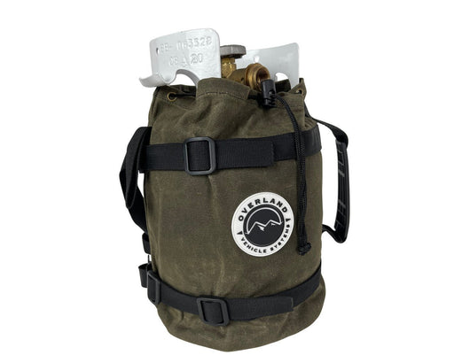 Overland Vehicle Systems Waxed Canvas 2.5 Gallon Propane Bag - Recon Recovery - Recon Recovery