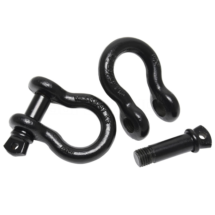 Superwinch 2538 D-Ring - 5 Ton Load Rating 3/4", Black, Sold as Pair