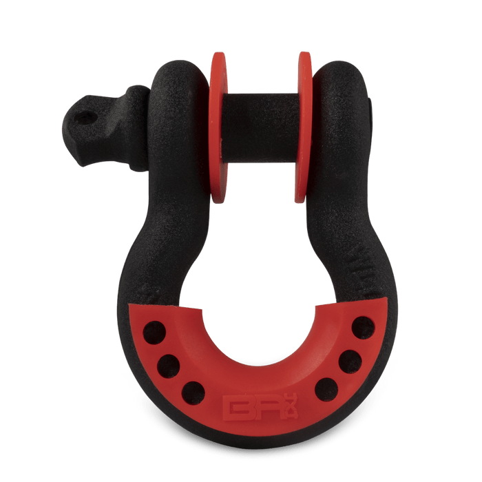 Body Armor 3203 D-Ring with Isolator - 4.75 Ton Load Rating, Red, Sold Individually - Recon Recovery