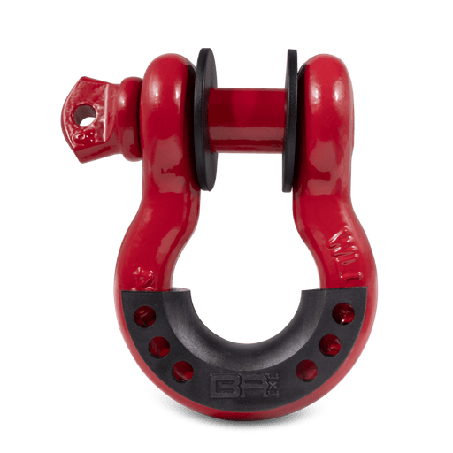 Body Armor 3204 D-Ring with Isolator - 4.75 Ton Load Rating, Red, Sold Individually - Recon Recovery