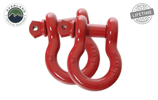 Overland Vehicle Systems 3/4" 4.75 Ton/ 9,500 lb. Shackle (Pair) -Recon Recovery - Recon Recovery
