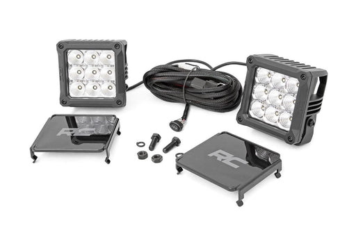 Rough Country 70905DRL Cube Light Pod - 4 in., Sold as Pair - Recon Recovery