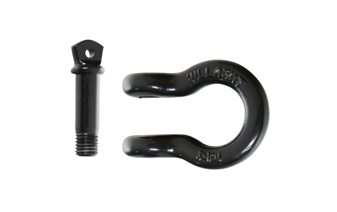 Overland Vehicle Systems Black D-Ring - 4.75 Ton Load Rating - Sold Individually - Recon Recovery