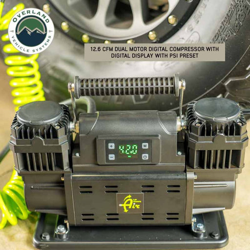 Overland Vehicle Systems EGOI 12.6 CFM Portable Dual Motor Air Compressor Kit PRE SALE- Recon Recovery - Recon Recovery