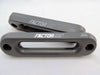 Factor 55 00016 Hawse Fairlead Slim 1 in. Thick- For Truck/Jeep Applications, Anodized Gray - Recon Recovery