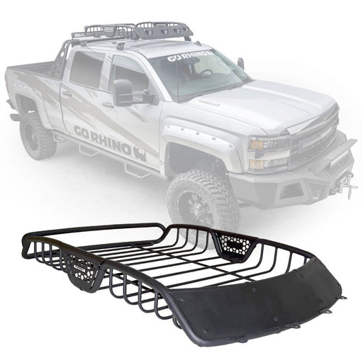 Go Rhino SR10 Universal NO DRILL Basket Style Overland Safari Roof Rack (48" or 60" Long) - Recon Recovery