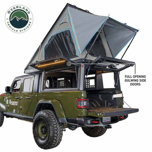 Overland Vehicle Systems MagPak Camper Shell & Roof Top Tent Combo for 2019-2024 Ford Ranger - Recon Recovery