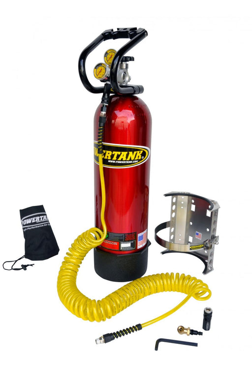 Power Tank PT15-5340-CR CO2 Tank 15 Lb Package A 250 PSI Candy Red - Recon Recovery