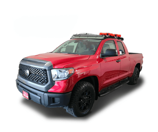 Prinsu Roof Rack for 2007-2021 Toyota Tundra Double Cab- Black Powder Coat - Recon Recovery