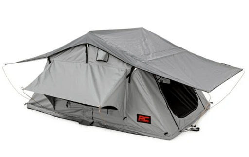 Rough Country 99049 Rooftop Tent - Polyester Fabric, Gray, 3 Person with Ladder Extension - Recon Recovery
