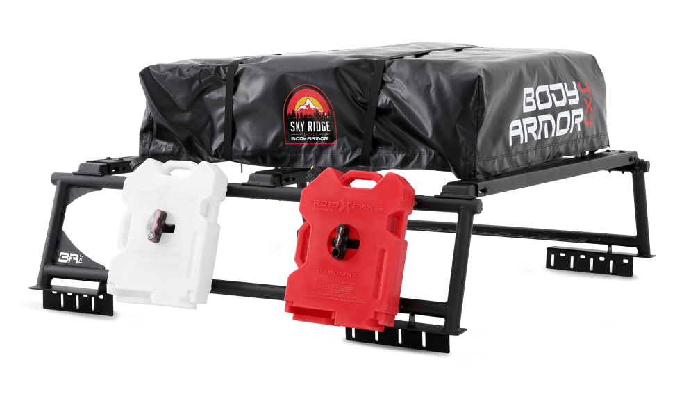 Body Armor TK-6125 Full Size Universal Overland Rack - Powder coated Black - Recon Recovery
