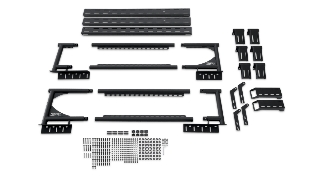 Body Armor TK-6126 Mid Size Universal Overland Rack - Powder coated Black - Recon Recovery