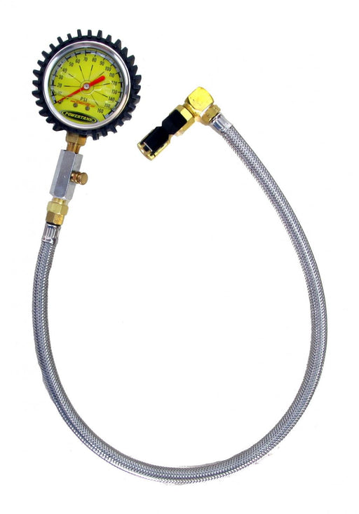 Power Tank TPG-8160B Tire Pressure Gauge Hands Free 160 PSI 24 Inch Hose - Recon Recovery