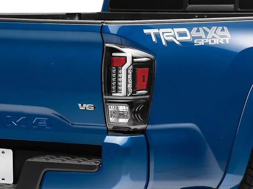 Winjet Renegade LED Taillights for 2016-2023 Toyota Tacoma (Gloss Black/Clear) - Recon Recovery - Recon Recovery