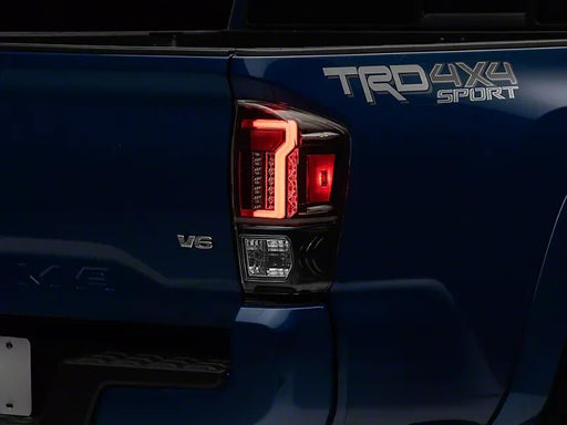Winjet Renegade LED Taillights for 2016-2023 Toyota Tacoma (Gloss Black/Clear) - Recon Recovery - Recon Recovery