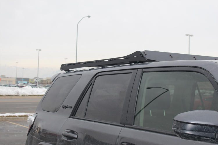 Prinsu 3/4 Roof Rack for 2010-2024 Toyota 4Runner- Black Powder Coat (No Drill) - Recon Recovery