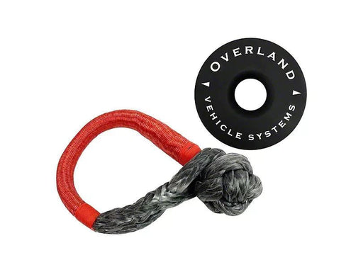 Free Overland Vehicle Systems Combo Pack 7/16in. Rope Shackle & Recovery Ring - Recon Recovery