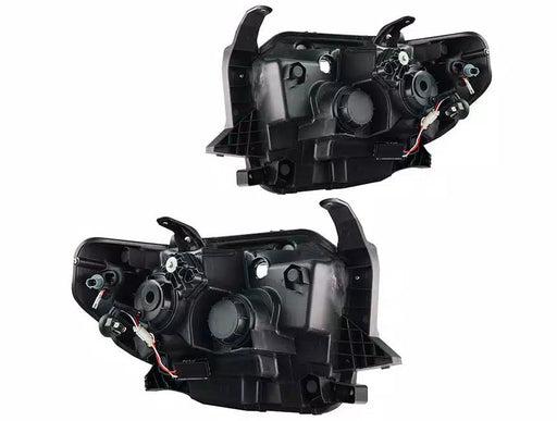 Winjet Renegade Series Projector Headlights DRL for 2014-2021 Toyota Tundra (Chrome/Clear) - Recon Recovery - Recon Recovery
