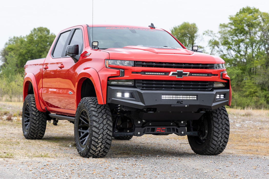 Rough Country 10757A High Clearance LED Front Bumper for 2019-2022 Silverado 1500