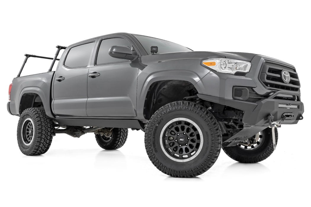 Rough Country PSR652110 Lighted Power Running Boards for 2005-2023 Tacoma Double Cab (No Drill)