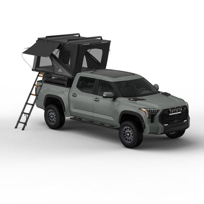 Tuff Stuff Overland TS-1-1900BLK Alpine SixtyOne Aluminum Hard Shell Roof Top Tent - 3 Person + $200 Gift Card - Recon Recovery