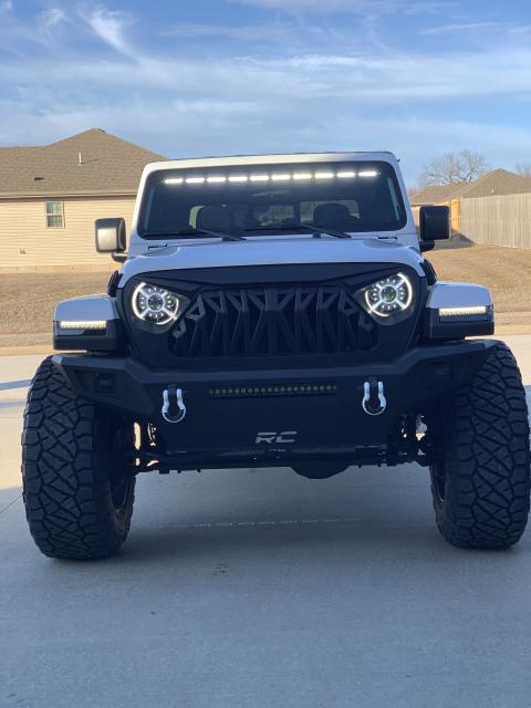 Rough Country 10635 High Clearance Full Width Front Bumper for (18-24) Jeep Wrangler JL & Gladiator JT