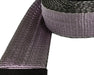 Overland Vehicle Systems 40,000 lb Tow Strap 4 Inch x 8 Foot With Black Ends & Storage Bag - Recon Recovery