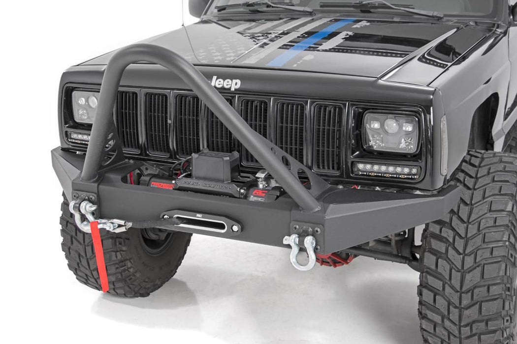 Rough Country 10570 Front High Clearance Bumper for (84-01) Cherokee XJ 2WD / 4WD - Recon Recovery