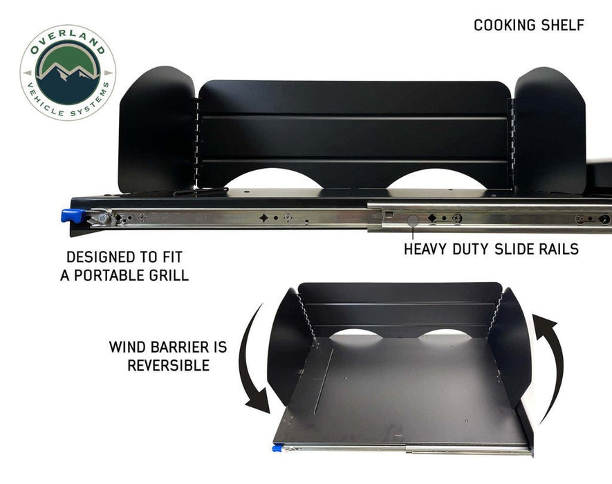 Overland Vehicle Systems 21010401 Camp Cargo Box Kitchen W/ Slide Out Sink, Cooking Shelf and Work Station - Recon Recovery