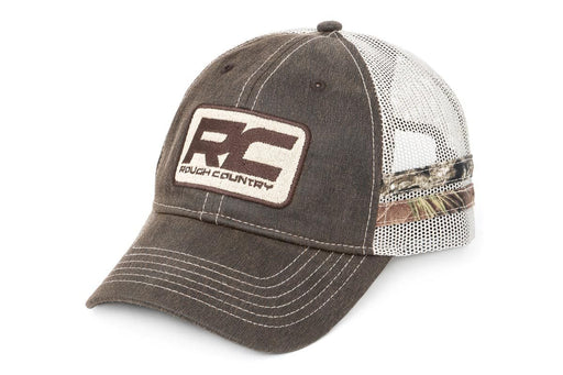 Rough Country 84121 Mesh Cap - One-Size-Fits-All, Brown - Recon Recovery