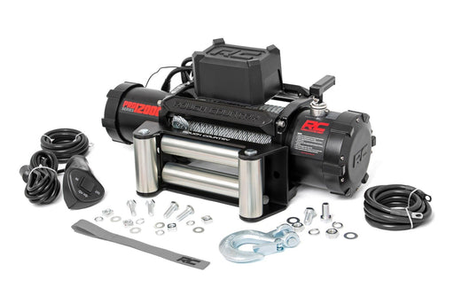 Rough Country PRO12000 Electric Winch - 12,000 lbs. Pull Rating, 100 ft. Line Length - Recon Recovery