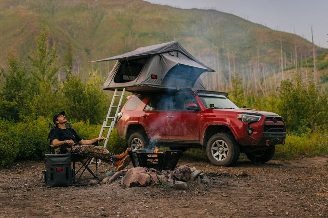 Rough Country 99050 Rooftop 3 Person Overlanding Tent w/ Built in LED Lighting - Recon Recovery