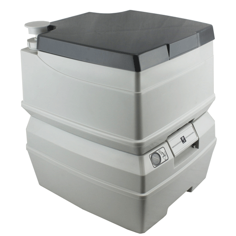 Tuff Stuff TS-Toilet-5 5 Gallon Flushable Portable Outdoor Toilet With Removable Holding Tank - Recon Recovery