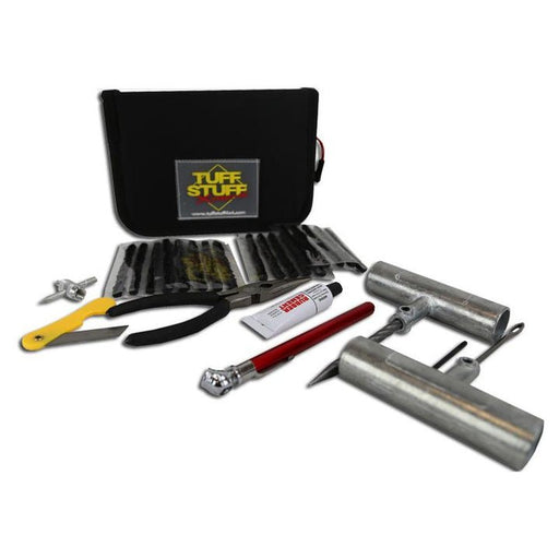 Tuff Stuff TS-TRK Tire Repair Kit Includes Tools, Plugs, Patches & Storage Case - Recon Recovery